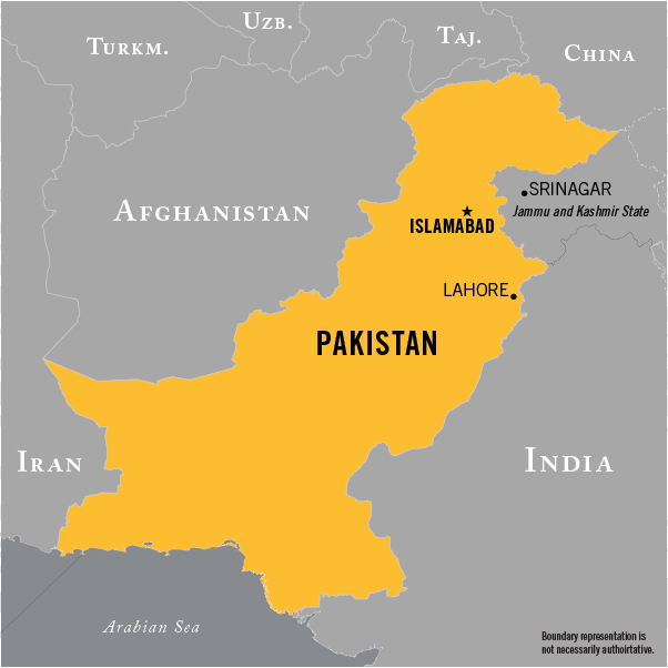 Map of Jaish-e-Mohammed operational area